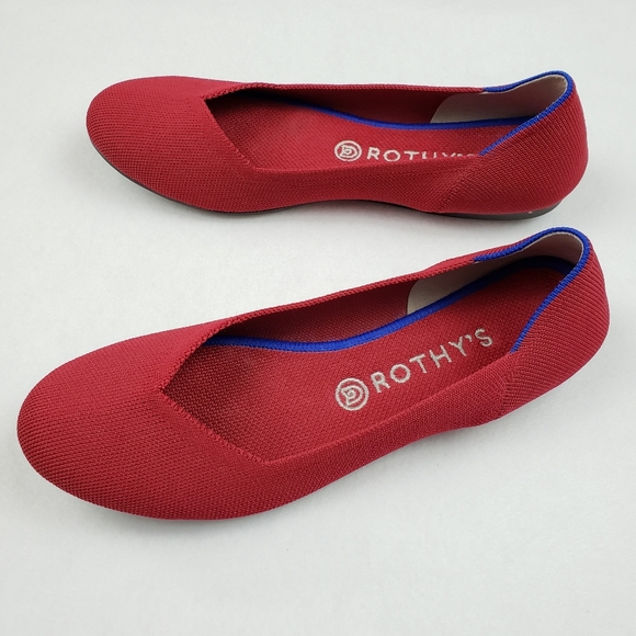Rothy's The Flat Red Size 10 - Picture 2 of 12